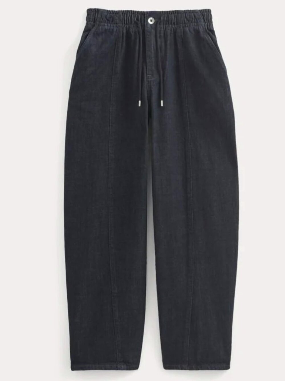 NWT Everlane The Drawstring Baggy Jean Colour Dark Indigo Women's Size Small
